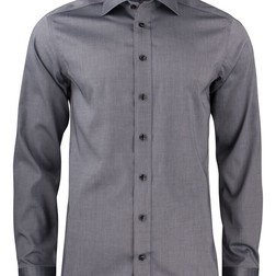 Green Bow 01 Hemd Slim Fit Heren in grijs (01.03.0021)
