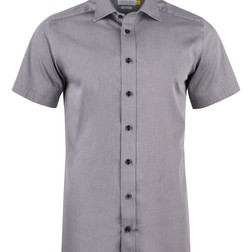 Yellow Bow 50 s/s Hemd Regular Fit Heren in grijs (01.03.0036)