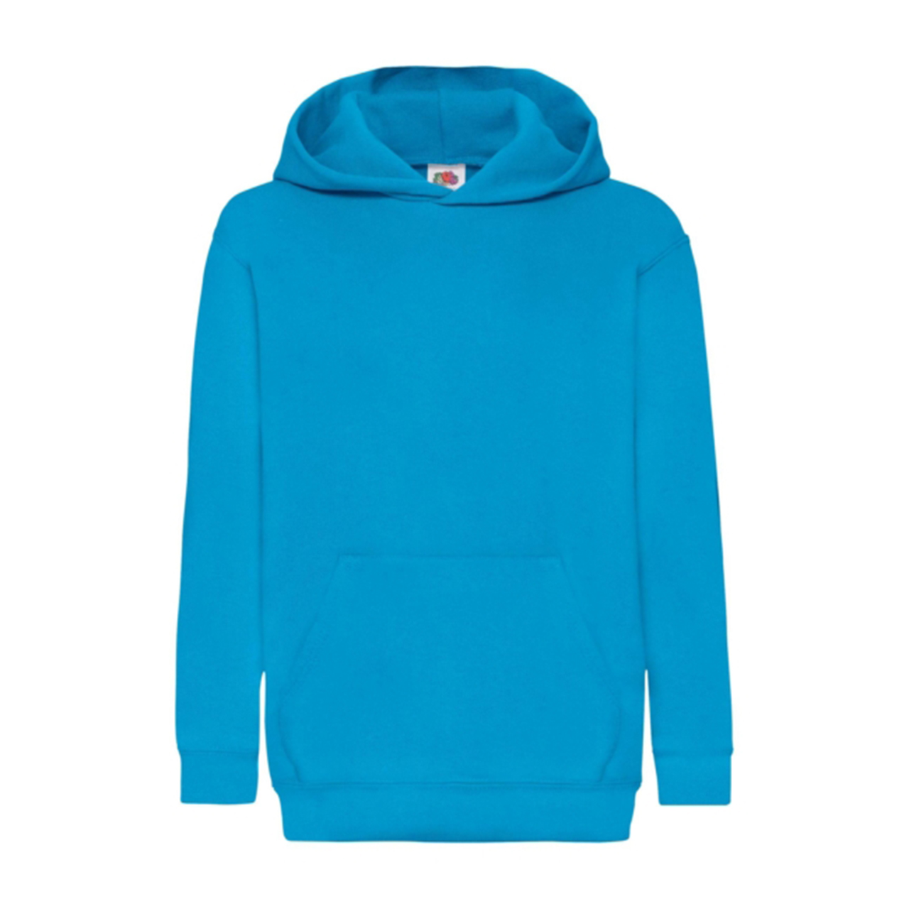 Sweater Fruit of the Loom Classic Hooded Kinderen in azuur (01.04.0010)