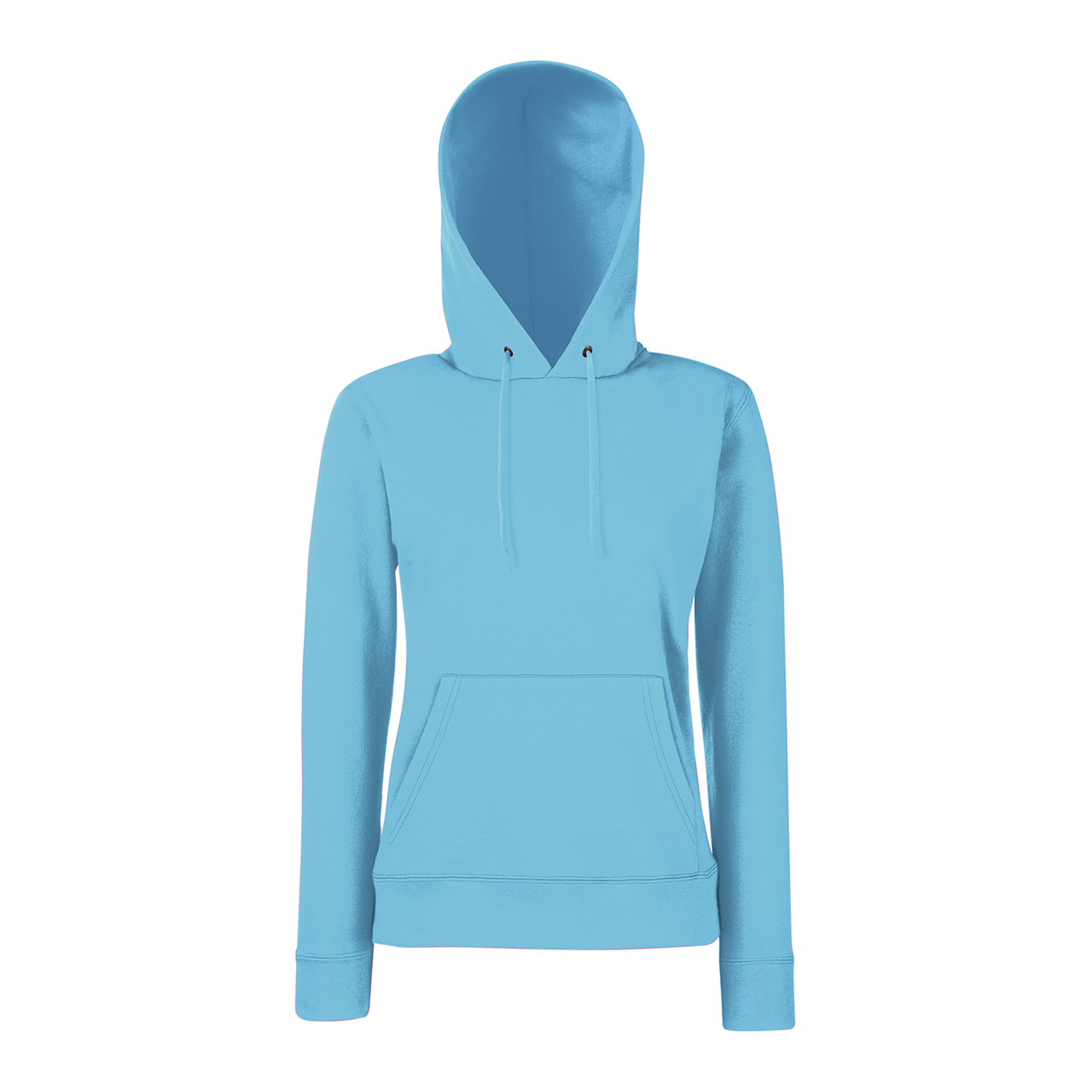 Sweater Fruit of the Loom Lady-Fit Hooded in azuur (01.04.0014)