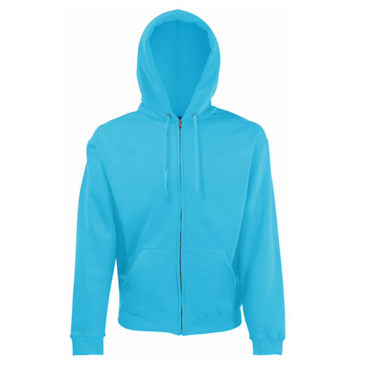 Sweater Fruit of the Loom Classic Hooded Sweat Jacket in azuur (01.04.0022)