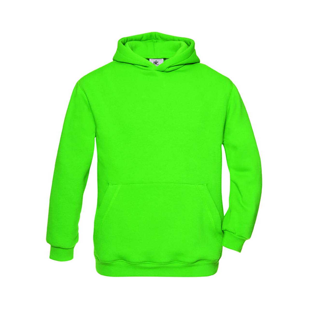 Sweater B&C Hooded Kinderen in echt groen (01.04.0023)