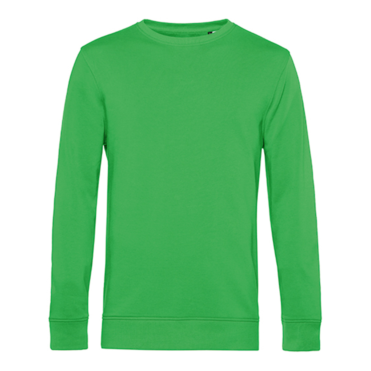Sweater B&C Organic Crew Neck in appelgroen (01.04.0050)
