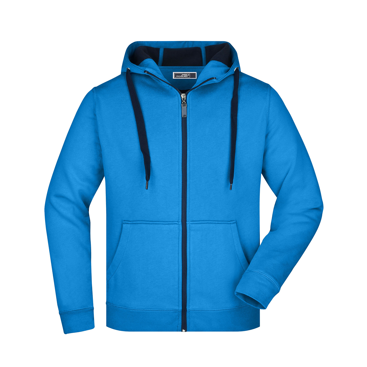 Jacket Doubleface Heren in azuur/marine (01.04.0062)