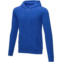 Theron heren hoodie met ritssluiting in blauw (01.04.1158)