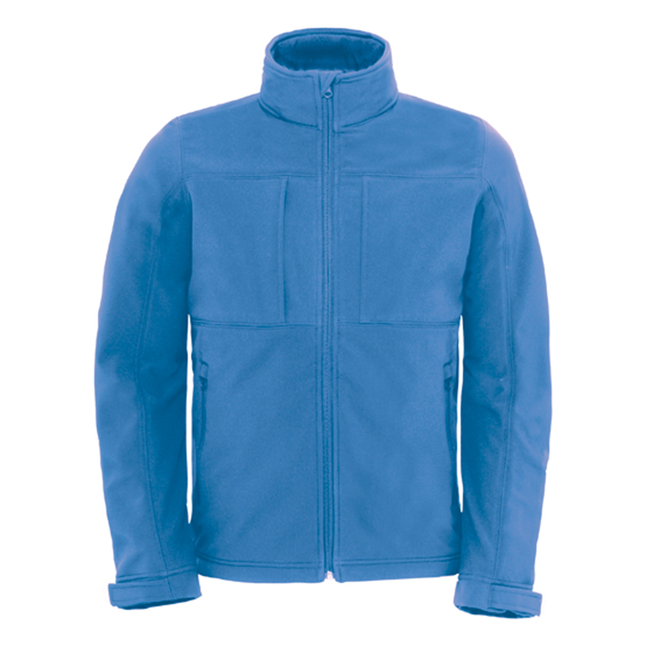 Softshell Jas B&C Hooded Heren in azuur (01.06.0037)