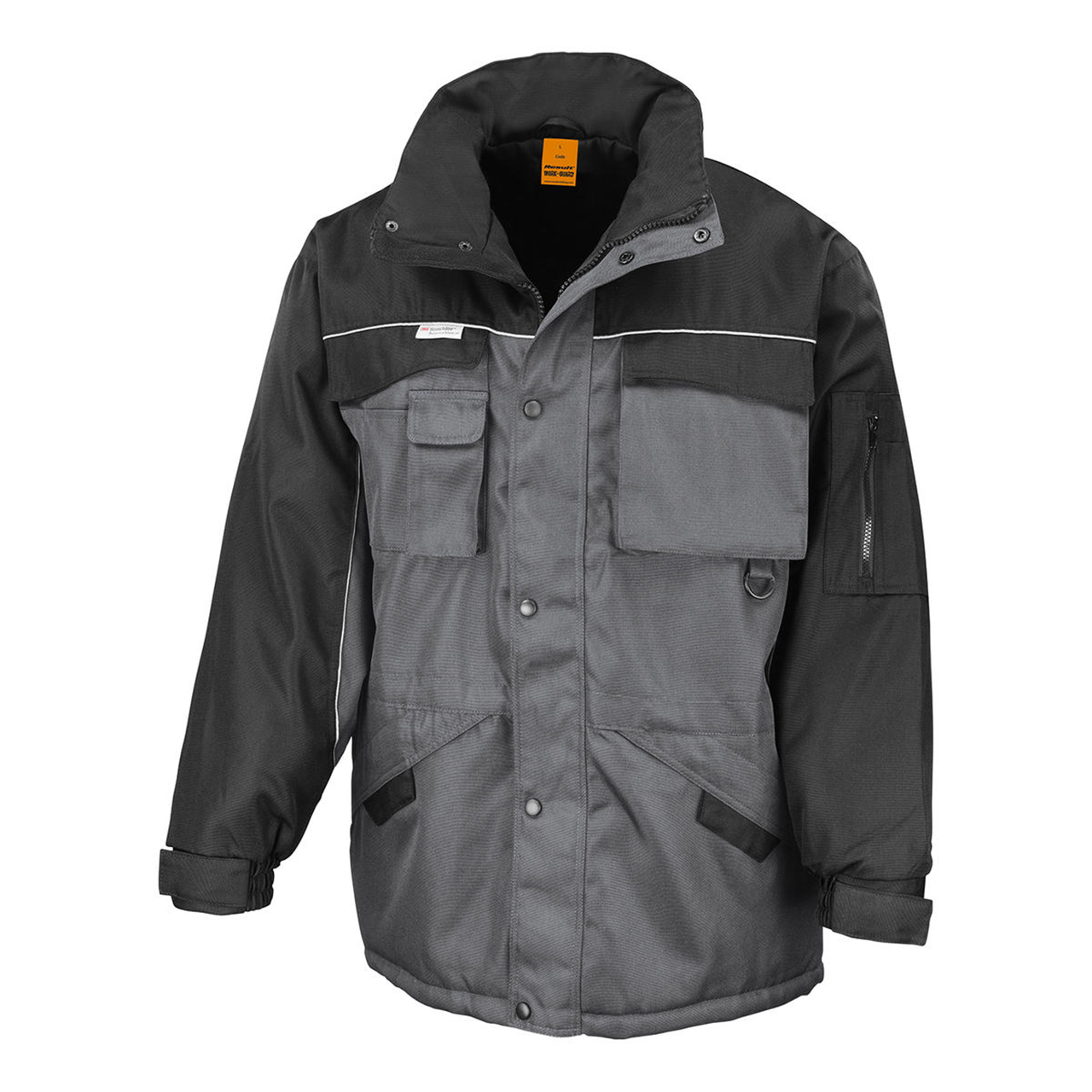 Jas Result Heavy Duty Combo Coat in grijs/zwart (01.06.0049)