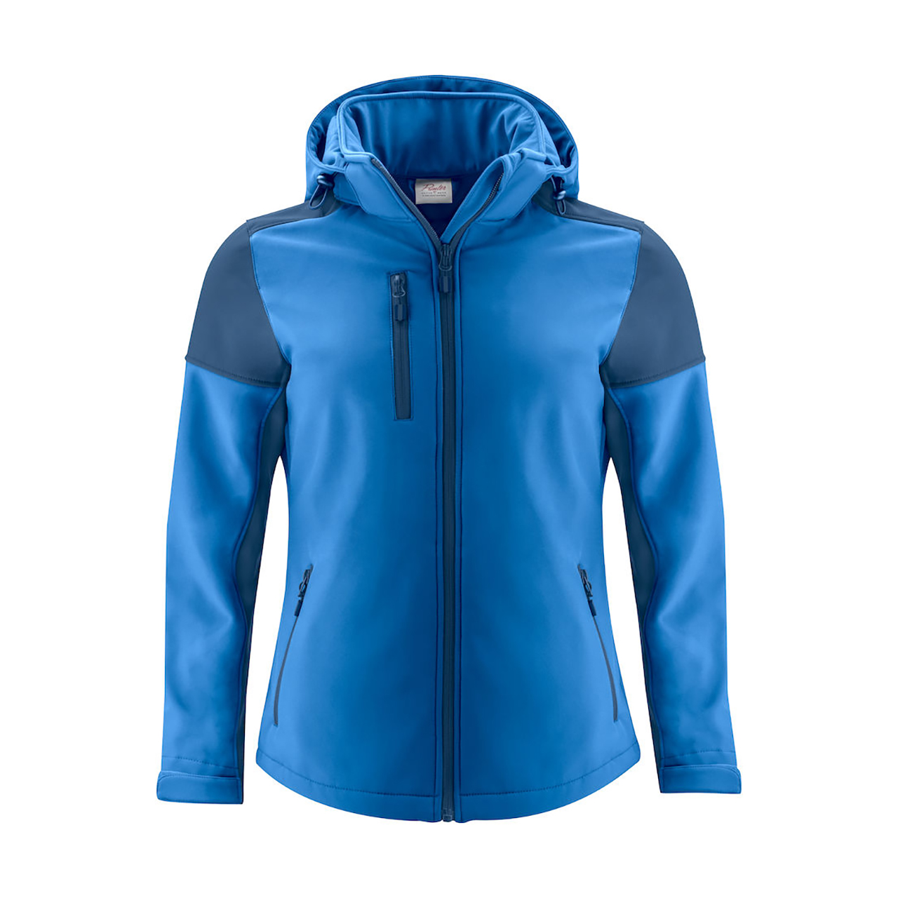 Softshell Prime Printer Dames in kobalt/marine (01.06.0074)