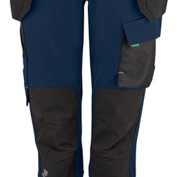 5564 Dames stretchbroek met kniezakken EN spijkerzakken in marine (01.08.0054)