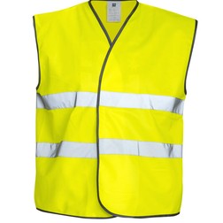 6703 Signalisatiehesje EN ISO 20471 klasse 2 in geel (01.09.0087)
