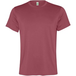 Slam sportshirt met korte mouwen voor heren in bessenrood (01.10.1511)