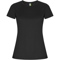 Imola sportshirt met korte mouwen voor dames in donkerlood (01.10.1524)