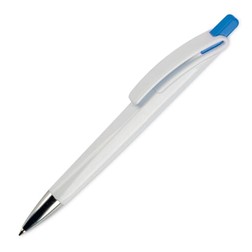 Balpen Riva hardcolour in wit/blauw (02.01.0105)