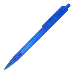 Balpen Kuma transparant in transparant/blauw (02.01.0112)