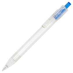 R-pet pen in transparant/blauw (02.01.0157)