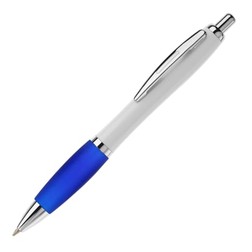 Balpen Hawaï hardcolour in wit/donkerblauw (02.01.0180)