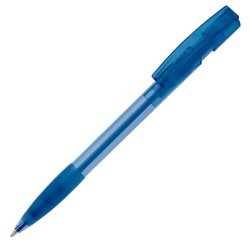 Balpen Nash grip transparant in transparant/blauw (02.01.0190)