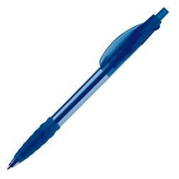 Balpen Cosmo grip transparant in transparant/blauw (02.01.0228)