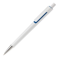 Balpen Illusion hardcolour in wit/donkerblauw (02.01.0246)