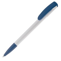 Balpen Deniro hardcolour in wit/donkerblauw (02.01.0257)