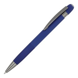 Aluminium balpen Toulouse Softtouch in donkerblauw (02.01.0280)