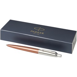 Parker Jotter balpen Bond Street (blauwe inkt) in koper-zilver (02.01.0308)