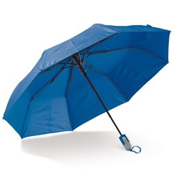 Opvouwbare 22” paraplu auto open in blauw (02.03.0028)