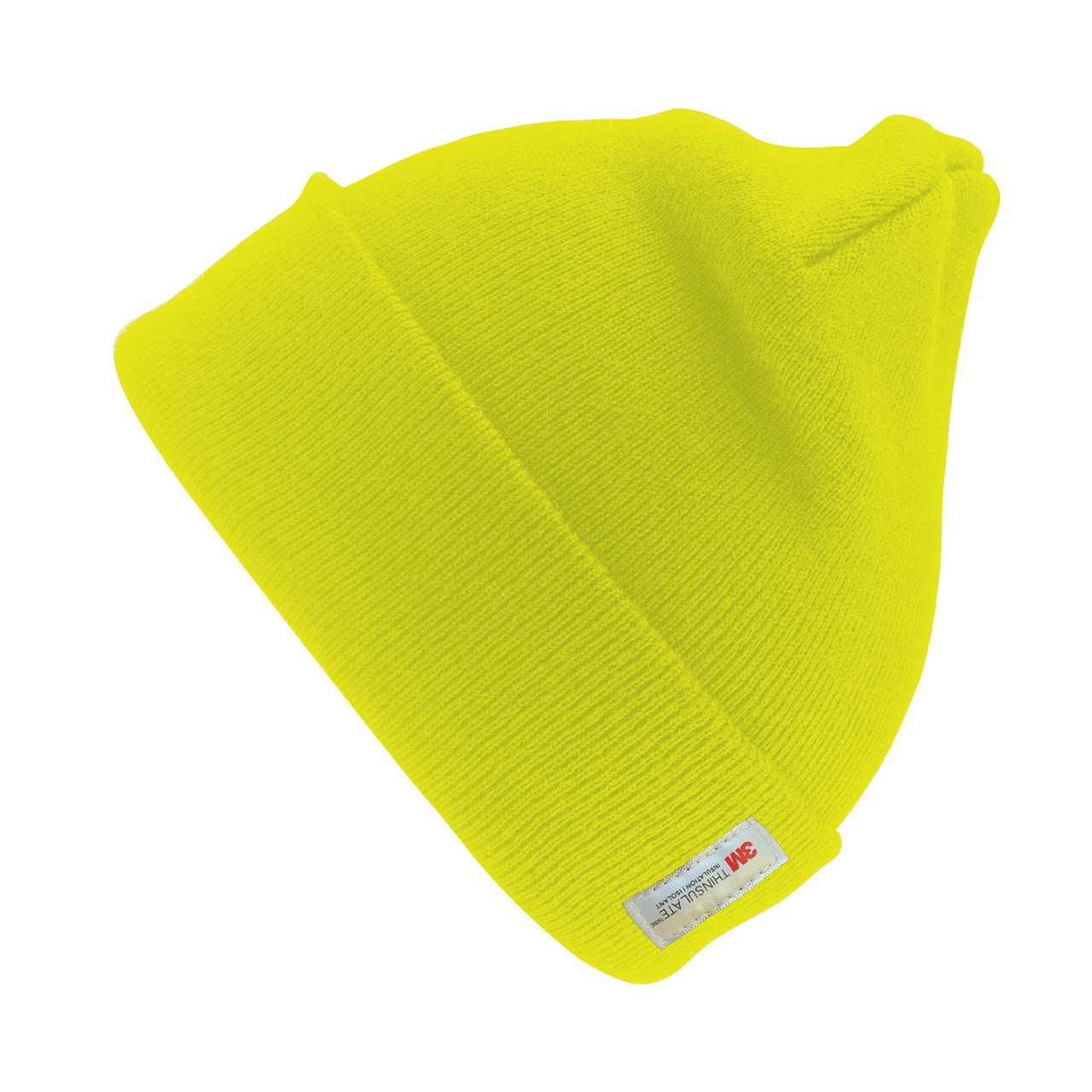 Wollen skimuts in geel fluo (02.04.0045)