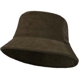 Howson zonnehoed van gerecycled corduroy in bosgroen - mutsen & petten (02.04.0107)
