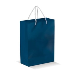 Draagtas papier groot 200g/m2 in donkerblauw (02.05.0166)