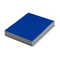 Notitieblock gerecycled papier 150 vellen in blauw - bureelbenodigdheden (02.06.0103)