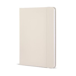 A5-notitieboek van PU in beige - bureelbenodigdheden (02.06.0112)