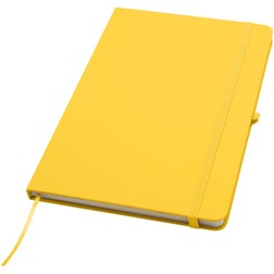 Spectrum Plus A5 notitieboek met harde kaft in geel - bureelbenodigdheden (02.06.0189)
