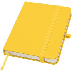 Spectrum Plus A6 notitieboek met harde kaft in geel - bureelbenodigdheden (02.06.0190)