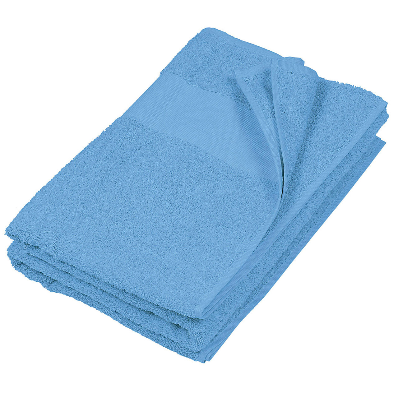 Badhanddoek 50 x 100 cm in azuurblauw (02.09.0015)