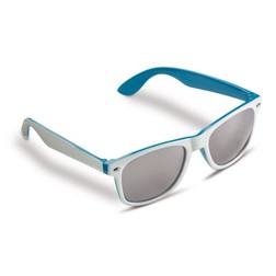 Zonnebril Jeffrey UV400 in wit/blauw (02.09.0226)