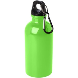 Oregon 400 ml rcs gecertificeerde enkelwandige roestvrijstalen waterfles met karabijnhaak in appelgroen (02.09.0261)