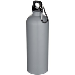 Oregon 750 ml matte rcs gecertificeerde enkelwandige roestvrijstalen waterfles met karabijnhaak in grijs (02.09.0267)