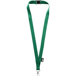 Tom gerecyclede pet lanyard met veiligheidssluiting in groen (02.10.0037)