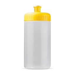 Sportbidon Bio basis 500ml basic in transparant/geel (02.17.0032)