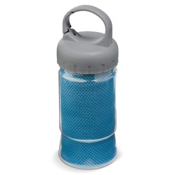 Fitness handdoek 32x88cm in blauw (02.17.0042)