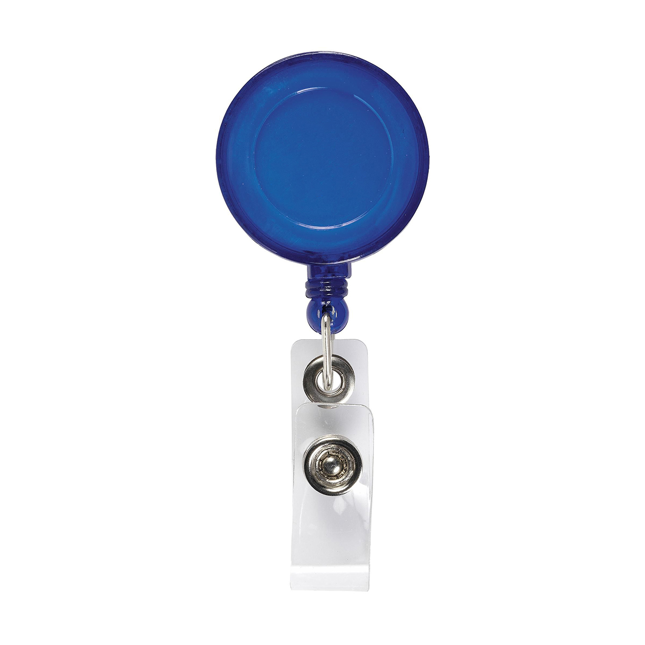 Badgehouder Badgeclip in transparant blauw (02.99.0006)
